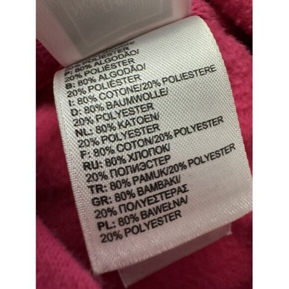 The North Face Youth Girl Pink Hoodie Long Sleeve Size Large Pull Over Pockets - Picture 8 of 13